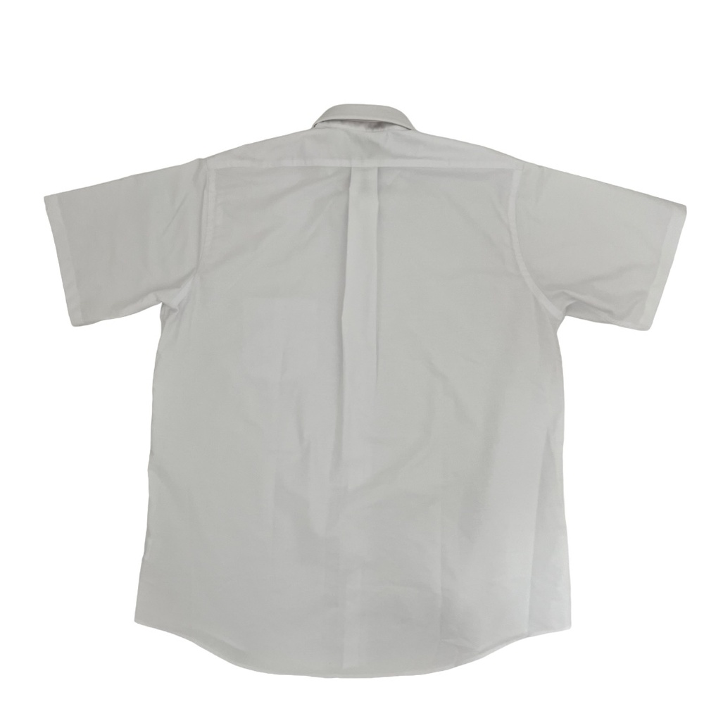 Van Heusen Mens 17.5 Button Down Shirt White Oeko Tex Regular‎ Fit Wrinkle Free - Picture 8 of 10